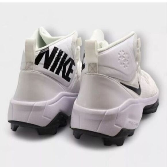Nike Mens Size 15 Force Savage Rubber Football Cleats Cream White Black Athletic main image 8